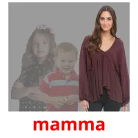 mamma picture flashcards