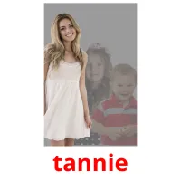 tannie picture flashcards