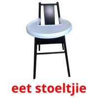 eet stoeltjie Bildkarteikarten