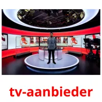 tv-aanbieder Tarjetas didacticas