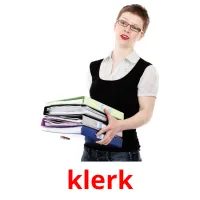 klerk ansichtkaarten