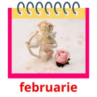 februarie cartões com imagens