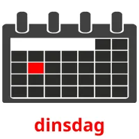 dinsdag ansichtkaarten