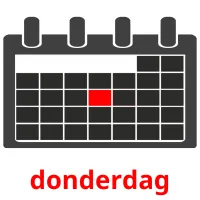 donderdag ansichtkaarten