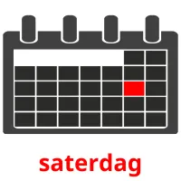 saterdag ansichtkaarten