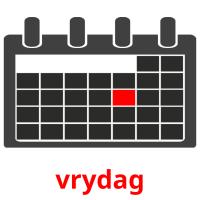 vrydag picture flashcards