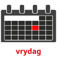 vrydag ansichtkaarten