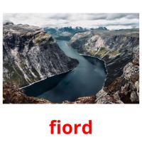 fiord flashcards illustrate
