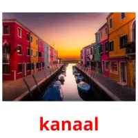 kanaal picture flashcards