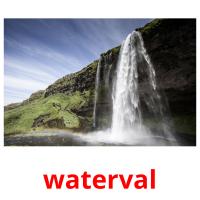 waterval flashcards illustrate