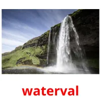 waterval picture flashcards