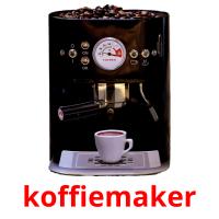 koffiemaker picture flashcards