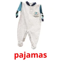 pajamas Tarjetas didacticas