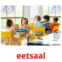 eetsaal flashcards illustrate