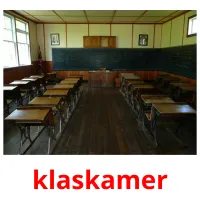 klaskamer flashcards illustrate