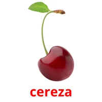 cereza Tarjetas didacticas