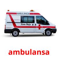 ambulansa Tarjetas didacticas