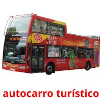 autocarro turístico cartões com imagens