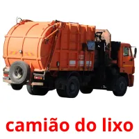 camião do lixo Bildkarteikarten