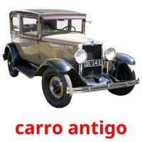 carro antigo Bildkarteikarten