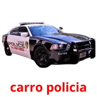 carro policia Bildkarteikarten