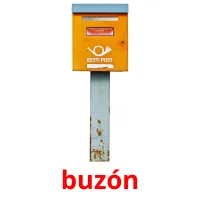 buzón Tarjetas didacticas