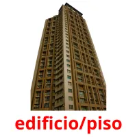 edificio/piso cartões com imagens