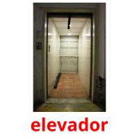 elevador picture flashcards