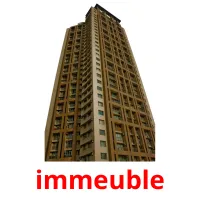 immeuble cartões com imagens