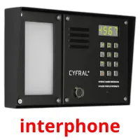 interphone cartões com imagens