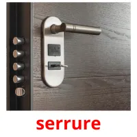 serrure cartões com imagens