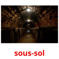 sous-sol cartões com imagens