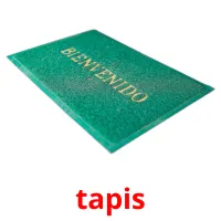 tapis cartões com imagens