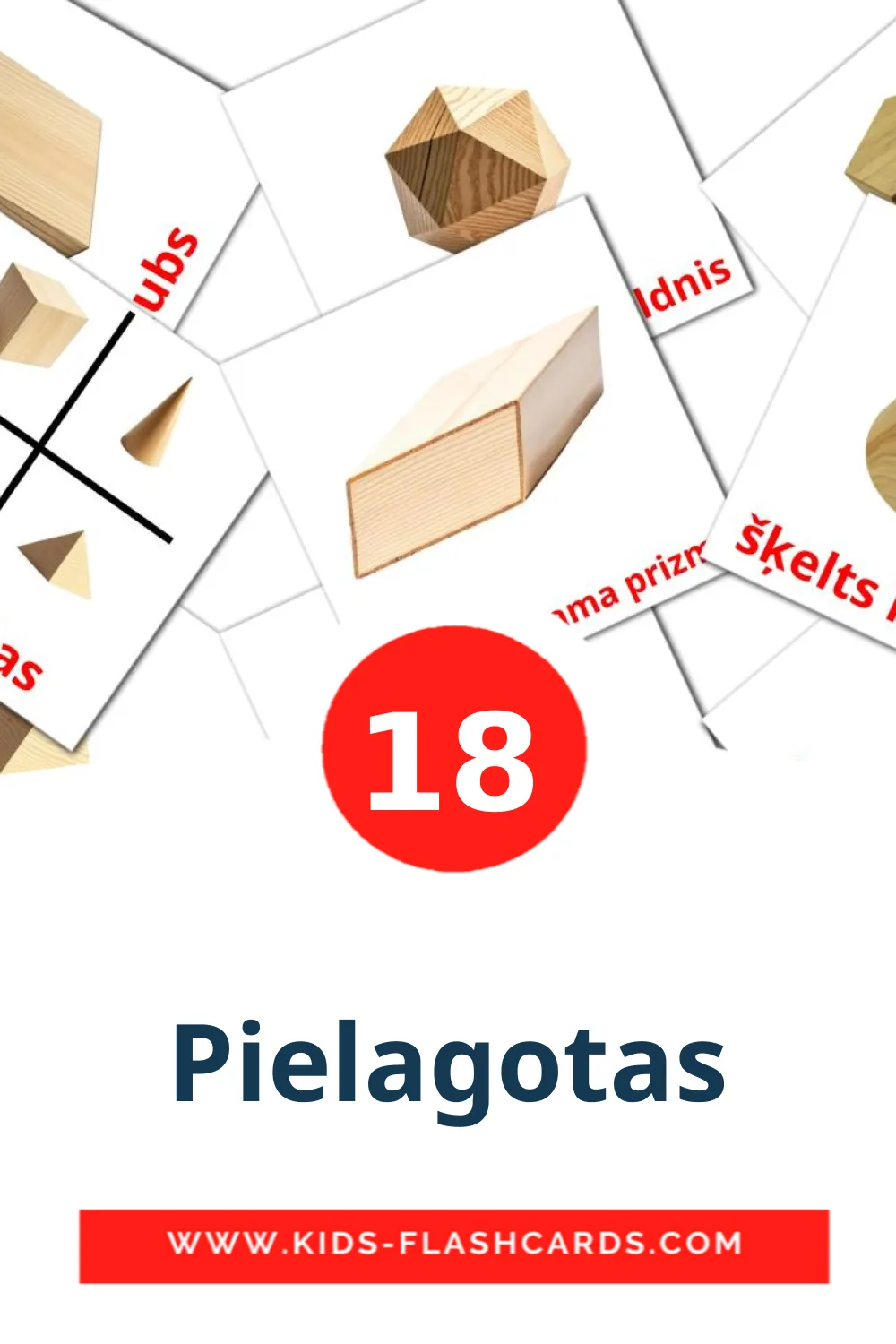 18 Pielagotas Picture Cards for Kindergarden in amharic