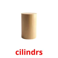 cilindrs picture flashcards