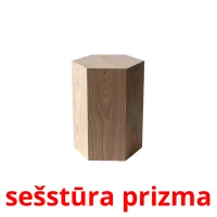 sešstūra prizma picture flashcards