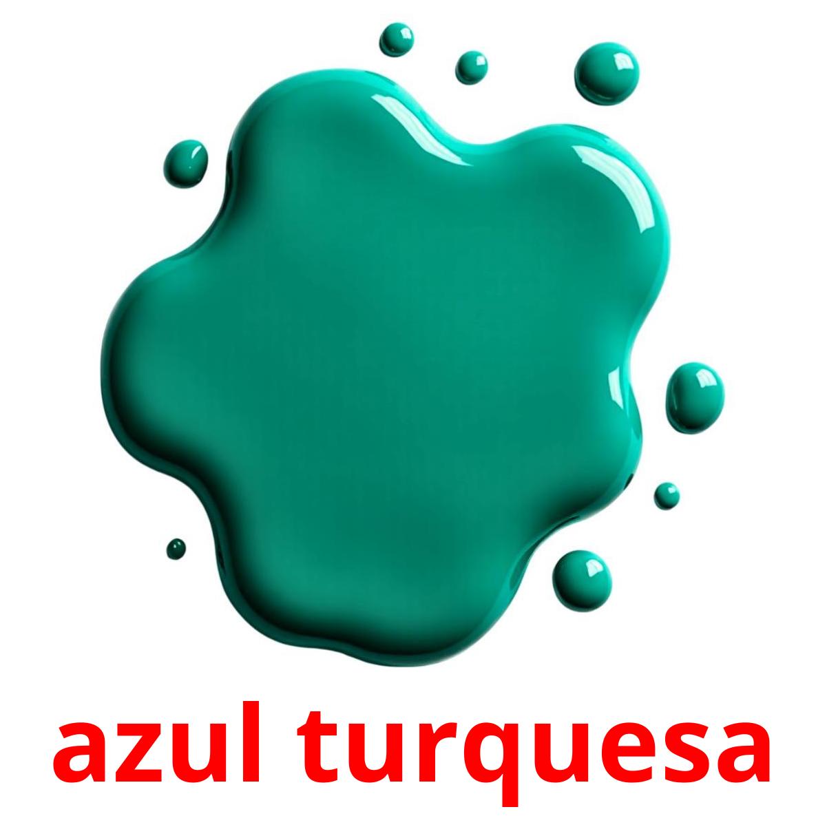 azul turquesa карточки энциклопедических знаний