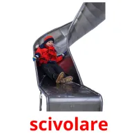 scivolare picture flashcards