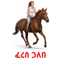 ፈረስ ጋለበ picture flashcards