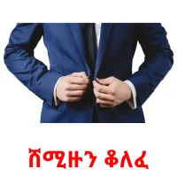 ሸሚዙን ቆለፈ Bildkarteikarten