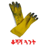 ቆሻሻ ጓንት Bildkarteikarten