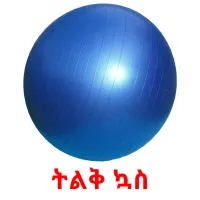 ትልቅ ኳስ Bildkarteikarten