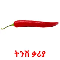 ትንሽ ቃሪያ Bildkarteikarten