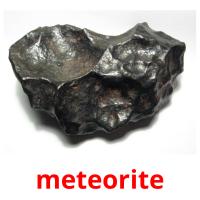 meteorite flashcards illustrate
