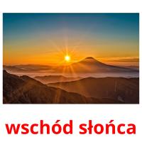 wschód słońca ansichtkaarten