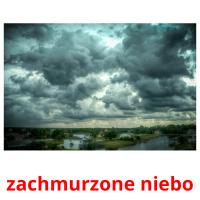 zachmurzone niebo ansichtkaarten