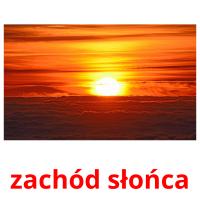 zachód słońca ansichtkaarten