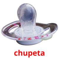 chupeta flashcards illustrate