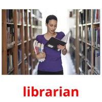 librarian cartões com imagens