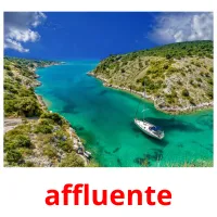 affluente flashcards illustrate